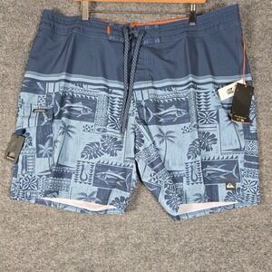 Quiksilver Waterman Men's Boardshorts Trunks Sz 40 *bottle opener attachment*